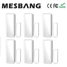 Беспроводной датчик двери Mesbang, детектор окон и дверей, датчики 433 МГц для GB09, Wi-Fi, gsm, сигнализация, бесплатная доставка 2024 - купить недорого