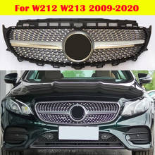 Diamond GT style front Center Grill vertical bar bumper For Mercedes-Benz E-Class W212 W213 Car styling Middle grille 2024 - buy cheap