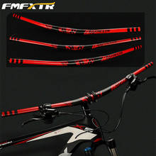 FMFXTR MTB велосипедный руль 780*31,8 мм DH горный гоночный велосипед руль подъемная ручка 18 мм алюминиевые велосипедные детали 2024 - купить недорого