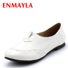 Enmayla mocassins femininos portáteis, mais populares, sapatilhas femininas casuais, sapatos de balé, sapatos baixos femininos, slip-on 2024 - compre barato