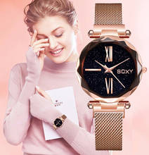 Fashion Women's Watch Luxury Ladies Watches Starry Magnetic Bracelet Quartz Clock 2021 New SOXY Reloj Mujer Wristwatch casual sa 2024 - buy cheap
