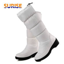 2022 Winter Warm Down Women Mid-calf Snow Boots Round Toe White Plush Outdoor Waterproof Lady Platform Half Boots Big Size 35-44 2024 - buy cheap
