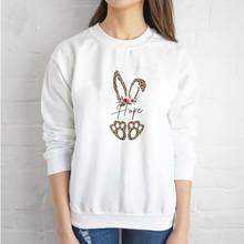 Trendy Hoodies White Sweatshirt Kawaii Fashion Style Rabbit Print Harajuku Aesthetic Hoodie Europe America Mom Boss Riverdale 2024 - buy cheap