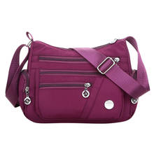 Fashion Women Messenger Bags Hobos Shoulder Zipper Bag Lightweight Waterproof Nylon Oxford Travel Crossbody Bag Purses Handbags 2024 - buy cheap