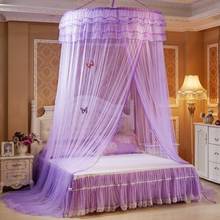 Large Bed Gauze Sheer Mosquito Curtain Home Bedroom Decoration Mosquito Nets Romantic Hanging Bed Valance 2024 - buy cheap