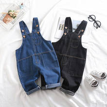 Kids Overalls Spring Autumn Jumpsuit for Girls Fashion Boys Denim Pants Newborn Baby Jeans Toddler Child Jumpsuits New Arrival 2024 - buy cheap