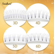 Seashine Premade Volume Fans Eyelash Individual Lashes Short Stem Lashes Semi Permanent Soft Eyelash Extension 2024 - buy cheap