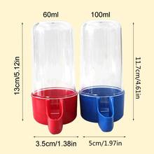 2 Pcs Bird Feeder and Drinker Set Clear Plastic Seed and Water Dispenser Large HX6D 2024 - buy cheap