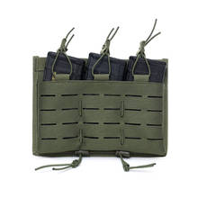 Outdoor Tactical Molle Triple Magazine Pouch Open Top Mag Holder Airsoft Mag Pouch Hunting Shooting Holster Pistol Bag 2024 - buy cheap