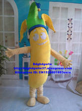 Yellow Banana Banannas Pisang Plantain Musa Basjoo Basho Mascot Costume Character Hilarious Funny Enterprise Propaganda zx2067 2024 - buy cheap