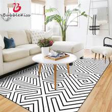 Bubble Kiss-alfombra moderna con estampado de líneas geométricas, decoración del hogar, antideslizante, para sala de estar, antiarrugas 2024 - compra barato