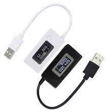 Probador USB DC voltímetro Digital amperímetro cargador capacidad de la batería probador de corriente de voltaje LCD USB probador 3-7V medidor Detector para S 2024 - compra barato