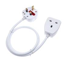 UK Plug To Socket Power Extension Cable With Power Switch, Singapore Malaysia HK Male To Female 3Pin AC Power Cord 0.3m-5m 2024 - buy cheap