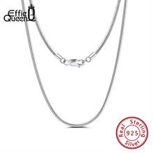 Effie rainha 100% 925 prata esterlina corrente 40cm-60cm comprimento moda colar de prata corrente mulheres jóias por atacado dsc09 2024 - compre barato