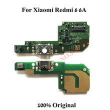 100% Original USB Charging Dock Port Flex cable For Xiaomi Redmi 6 6A Charger plug with Microphone mainboard connection cable 2024 - buy cheap
