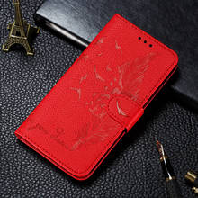 Luxury Retro Feather Case For Xiaomi Mi Note 10 9 Lite 9T SE A3 Poco X3 NFC F2 Pro Flip Leather Anti knock Kickstand Phone Case 2024 - buy cheap