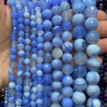 6-10mm AA Natural Purple Agates Stone Beads 15'' Round DIY Loose Beads For Jewelry Making Beads Men Women Bracelet Necklace Gift 2024 - buy cheap