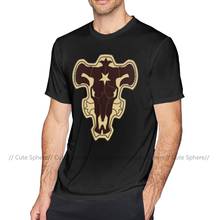 Black Clover T Shirt Black Bull Squad T-Shirt Short-Sleeve 100 Percent Cotton Tee Shirt Funny Tshirt 2024 - buy cheap