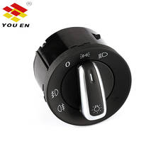 YOUEN-Interruptor de Control de luz antiniebla para Faro de coche, reemplazo para Golf 5, 6, MK5, MK6, Passat B6, B7, CC, Touran, Tiguan 2024 - compra barato