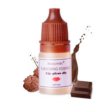 5ml sabor natural essência de chocolate para cosméticos artesanais brilho labial lipgloss diy fragrância de grau alimentício aromatizante essencial 2024 - compre barato