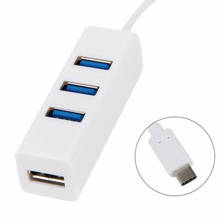 USB 3,1 tipo C a Hub USB de 3 puertos (blanco) 2024 - compra barato