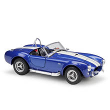 Welly 1:24 Original box 1965 SHELBY COBRA 427 Diecast Car Model Toy Vehicle Car Model Models Kids Car Original box 2024 - buy cheap