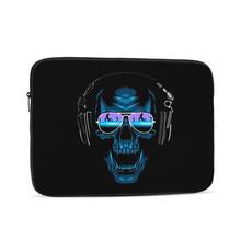 Funda de diseño de calavera para ordenador portátil, organizador de Notebook, bolsa a prueba de golpes, 10/12/13/15/17 pulgadas, iPad Mini Air Macbook Air Pro 2024 - compra barato