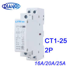 CT1-25 2P 16A 20A 25A 220V/230V 50/60HZ Din rail Household ac Modular contactor 2NO 1NO1NC 2NC Household contact module 2024 - buy cheap