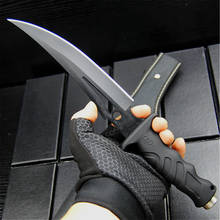 DEHONG G10 black fiber handle tactical straight knife black sharp hunting knife Rescue knife + nylon sleeve 2024 - buy cheap
