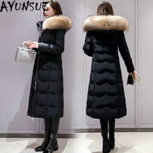 AYUNSUE Women's Down Jacket Winter Coat Female Jacket Korean Women Coats Fashion Clothes Real Raccoon Fox Fur  2022 Abrigo Mujer 2024 - buy cheap