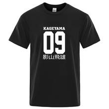 Kageyama Tobio 9 Летняя мужская футболка с коротким рукавом 2021 Япония Аниме Haikyuu футболки винтажные повседневные футболки 2024 - купить недорого