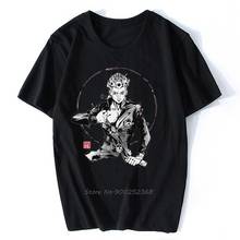 Trendy Jojo Bizarre Adventure T-shirt Men Round Neck Short Sleeve Manga Giorno Giovanna Printed Tshirt Cotton Casual Tee Shirt 2024 - buy cheap