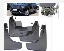 4 PCS /Set Car Mud Flap Splash Guard Kit Fender Mudguard Fit For 2011-2018 Jeep Grand Cherokee Splash Guards Mudguard 2024 - buy cheap