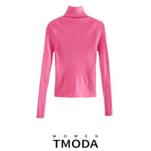 TMODA1300 Women Sweater  Fashion 2022 Knited  Casual Turtleneck Spring Sweaters Female Long Sleeve Elegant Mujer Pullover Tops 2024 - buy cheap