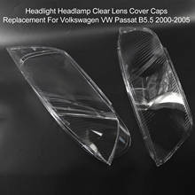 Tapas de cubierta de lente transparente para faro delantero, reemplazo para Volkswagen VW Passat B5.5 2000 2001 2002 2003 2004 2005 2024 - compra barato