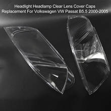 Headlight Headlamp Clear Lens Cover Caps Replacement For Volkswagen VW Passat B5.5 2000 2001 2002 2003 2004 2005 2024 - buy cheap