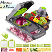 Vegetable Cutter Grater Carrot Potato Peeler Onion Chopper Kitchen Fruit Food 9 in 1 Gadgets Vegetable Slicer Multi Machine 2024 - buy cheap