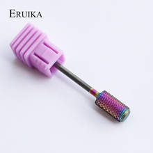 ERUIKA Rainbow Tungsten Carbide Nail Drill Bit Electric Manicure Burr Machine Nail Files Drill Accessories Milling Cutter Tools 2024 - buy cheap