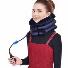 U Shape Air Inflatable Cervical Neck Traction Device Adjustable Neck Pain Relief 2024 - buy cheap