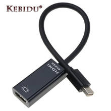 Kebidu Mini DisplayPort Display Port DP to HDMI-compatible Adapter 4K HD 1080 Displayport Converter Switcher For Mac Macbook Pro 2024 - buy cheap