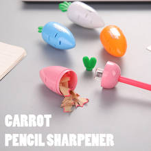 1PC Kawaii Carrot Pencil Sharpener Cutter Knife Promotional Gift Stationery Double Control Cartoon Mechanical Cn(origin) Random 2024 - buy cheap