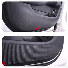 Capa protetora para porta de carro, material de fibra de carbono, antiarranhões, adesivo para volvo xc90, xc60, xc40 2024 - compre barato