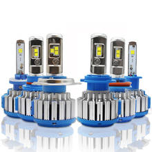 2pcs Car Led Headlight H4 H7 H1 H8 H9 H11 LED Car Headlights 12V  6000K Head Lamp 9005 HB3 9006 HB4 H8 H9 H11 Light Bulb 2024 - buy cheap