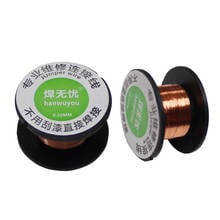 2pcs/Set 0.1mm Copper Soldering Solder Maintenance Jump Line Enamelled Repair Reel Welding Wire Circuit Board Repair Tool 2024 - buy cheap