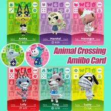 Animal Crossing New Horizons Game Amiibo Card For NS Switch 3DS Game Lobo Card Set NFC Cards Hot Villager Marshal Series 1 2 3 4 2024 - buy cheap