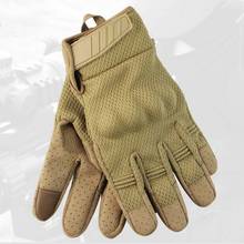 Guantes tácticos de ciclismo para exteriores, manoplas militares para bicicleta, Airsoft, caza, tiro, Paintball, Camuflaje, deporte, dedo completo, pantalla táctil, Glo cálido 2024 - compra barato