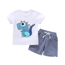 Hot Sale Brand Boys Clothing Set Children Summer Boys Clothes Cartoon Kids Boy Clothing Set T-shit+Pants Cotton sets 2024 - buy cheap