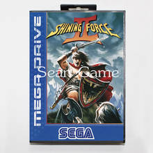 Elevata-tarjeta de juego para Sega Mega Drive Shining Force 2, 16 bits, cubierta con caja de venta al por menor 2024 - compra barato