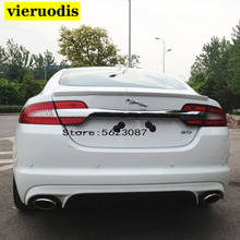 Car Styling High Quality PU Material Unpainted Color Rear Roof Wing Lip Trunk Spoiler Wing For Jaguar XF 2012 2013 2014 2015 2024 - buy cheap