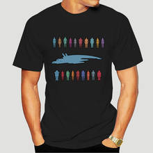 Мужская футболка, черные футболки с эффектом массы для женщин и мужчин 2024 - купить недорого